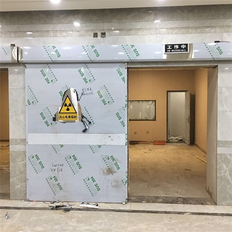 鞍山双扇电动防护铅门